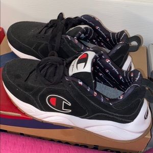 6y black champion running shoes